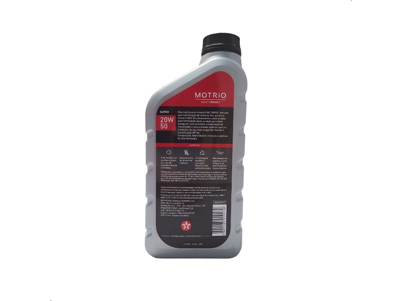 ÓLEO MOTOR MOTRIO ULTRA 20W50 API SL Renault Mégane - 1997 até