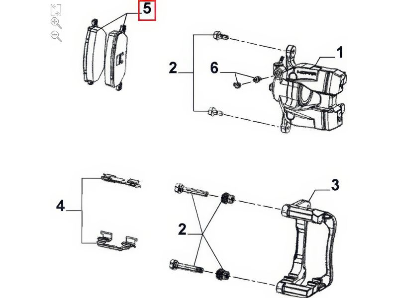 B Pastilha Freio Dianteiro Fiat Pulse Fastback 1.0 7093123 -Z - Zac